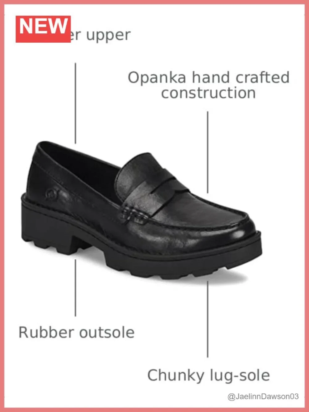 Women's Lace-Up Lug Sole Leather Loafers Slip-Ons